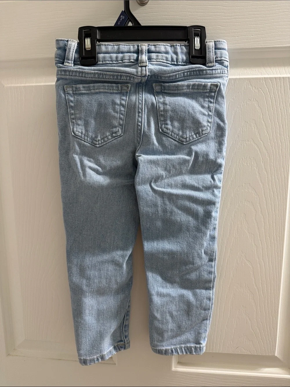 Disney Light Blue Denim Jeans with Red Heart Embroidery
